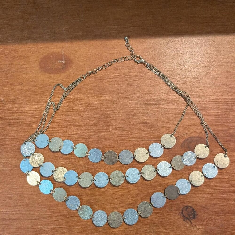 Women's Silver and Gold Necklace